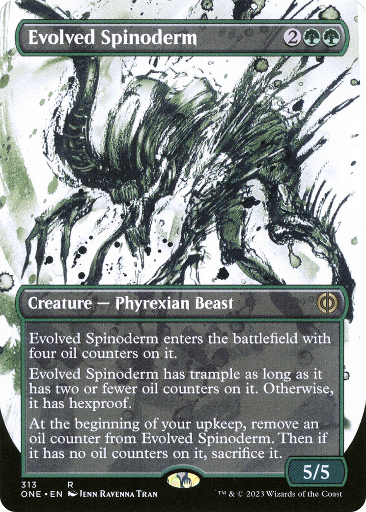 Evolved Spinoderm (Showcase) (ONE-313) (Borderless) [Phyrexia: All Will Be One]