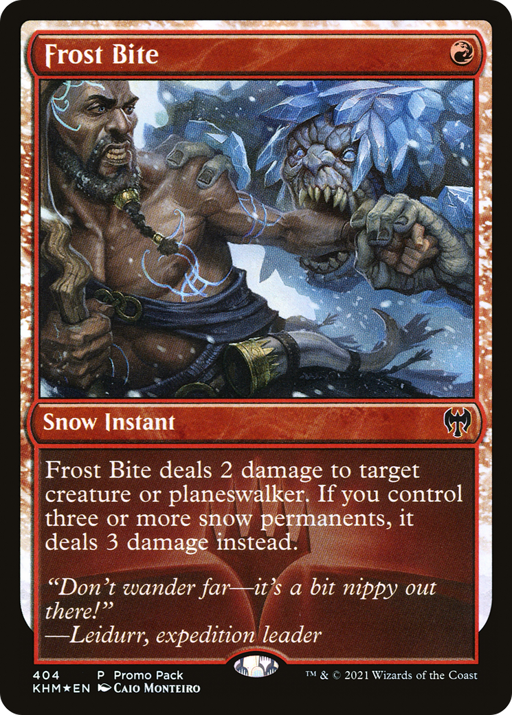 Frost Bite (PPKHM-404) [Promo Pack: Kaldheim] Foil