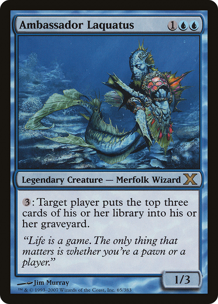 Ambassador Laquatus (10E-065) [Tenth Edition] Foil