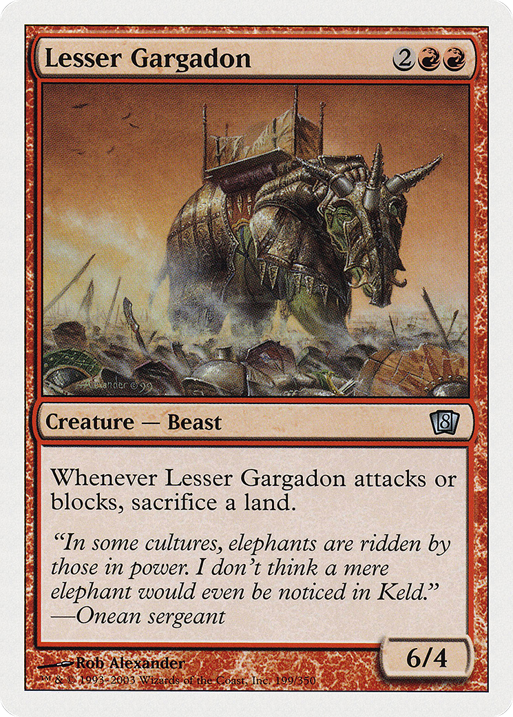 Lesser Gargadon (8ED-199) [8th Edition]