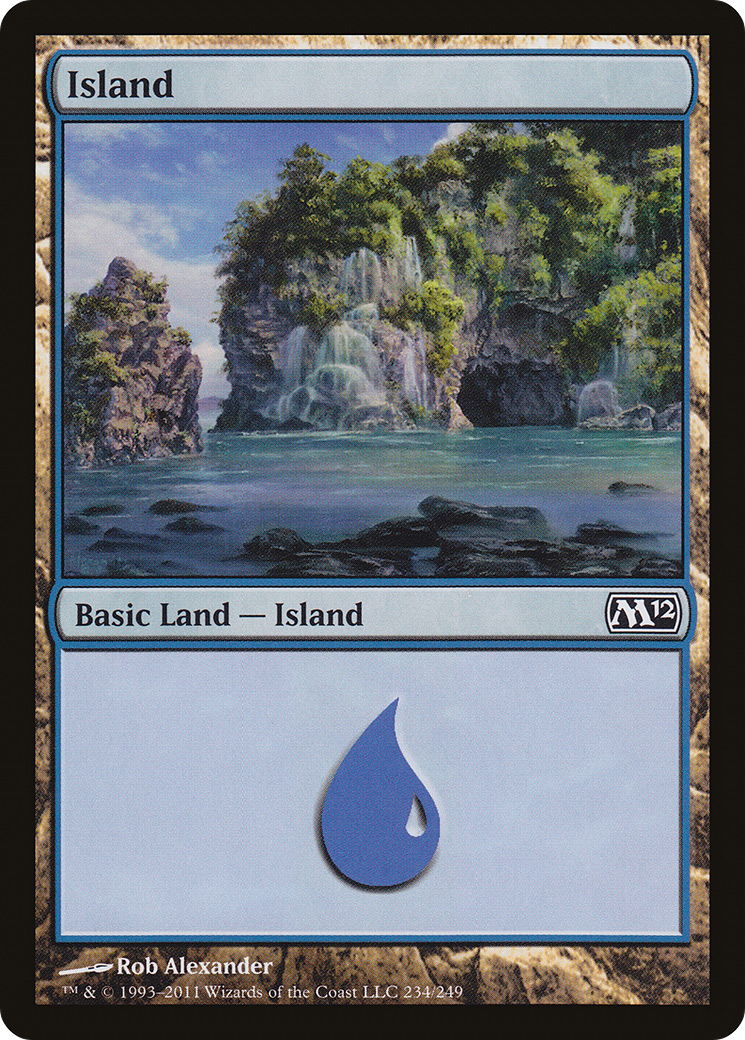 Island (M12-234) [Magic 2012]