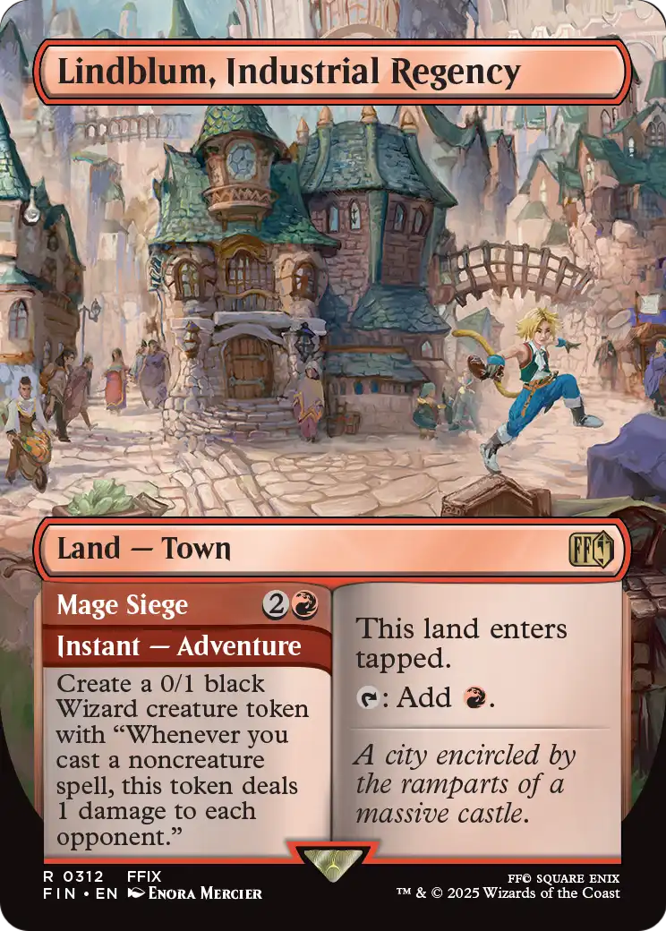 Lindblum, Industrial Regency (Borderless) (FIN-312) [FINAL FANTASY] Foil