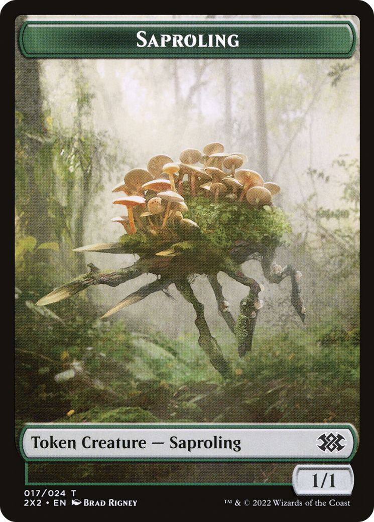 Saproling (T2X2-017) [Double Masters 2022 Tokens] Foil