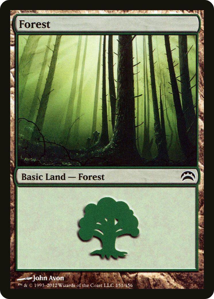 Forest (PC2-151) [Planechase 2012] Foil