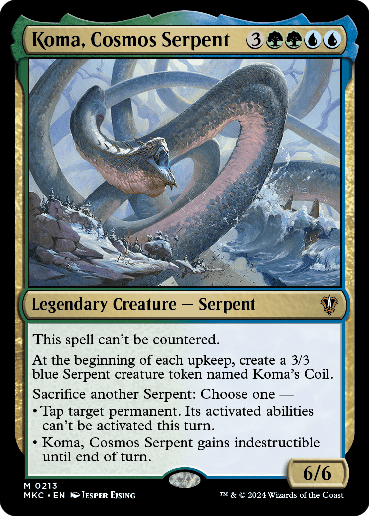 Koma, Cosmos Serpent (MKC-213) [Murders at Karlov Manor Commander]