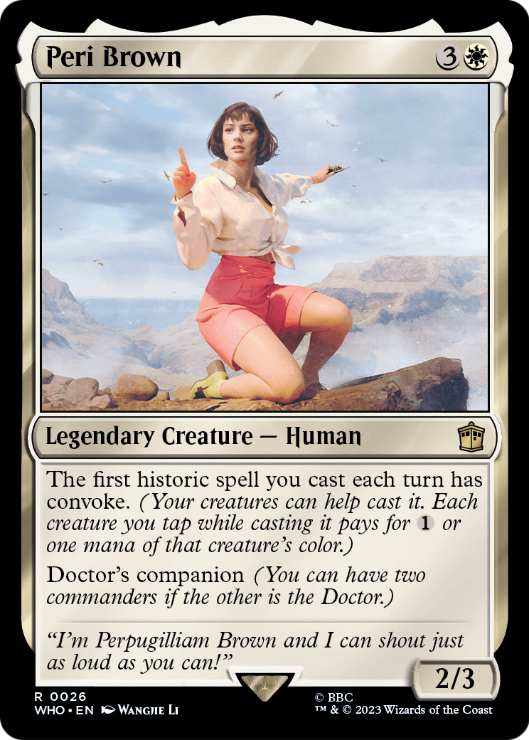 Peri Brown (WHO-026) [Doctor Who] Foil