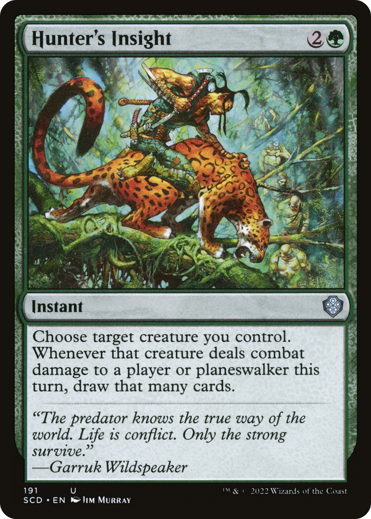 Hunter's Insight (SCD-191) [Starter Commander Decks]