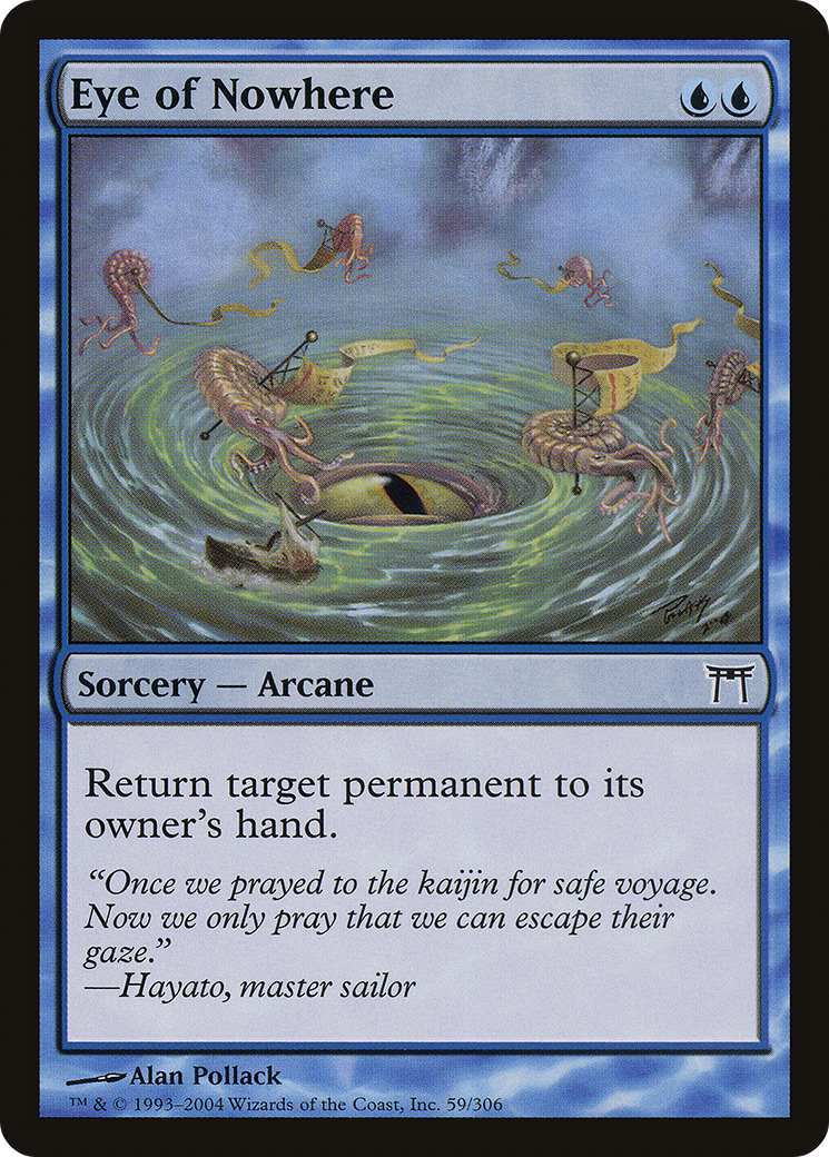 Eye of Nowhere (CHK-059) [Champions of Kamigawa] Foil