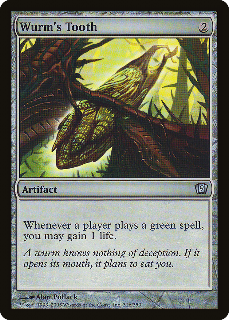 Wurm's Tooth (9ED-316) [9th Edition]