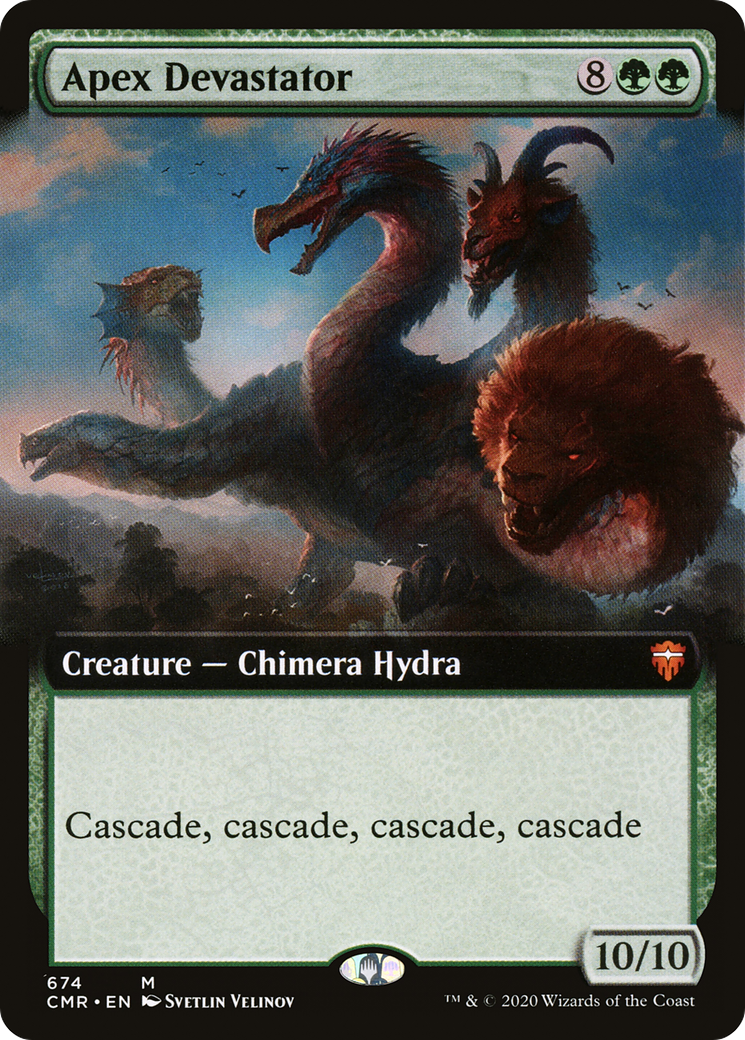 Apex Devastator (Extended Art) (CMR-674) [Commander Legends] Foil