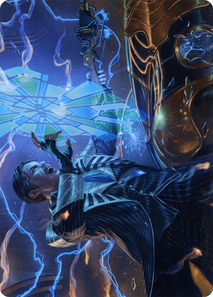 Brokers Veteran // Brokers Veteran (ASNC-010) (Borderless) [New Capenna Art Series] Foil