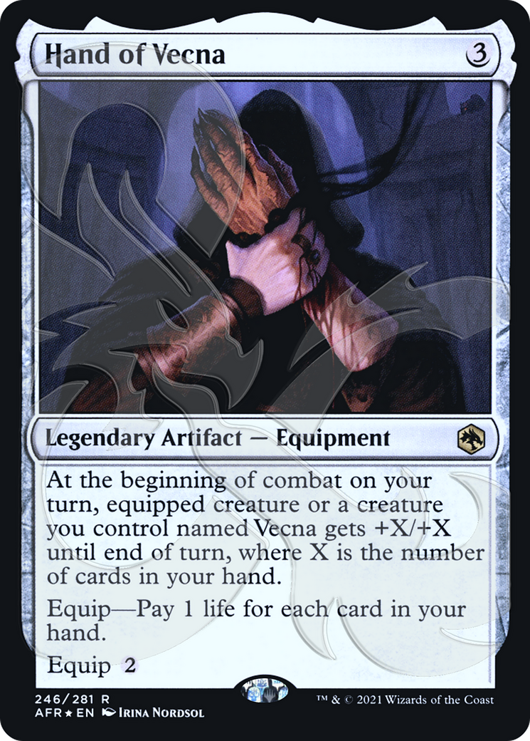 Hand of Vecna (AFR&-246) [Adventures in the Forgotten Realms Promos] Foil