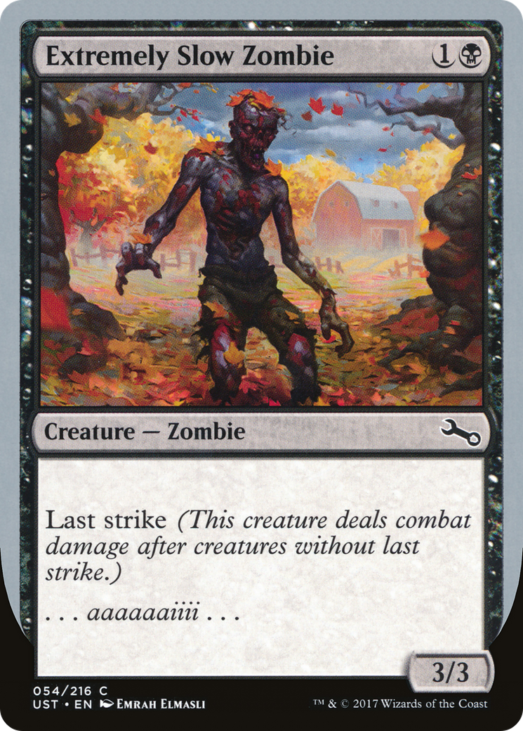 Extremely Slow Zombie (B) (UST-054) [Unstable] Foil