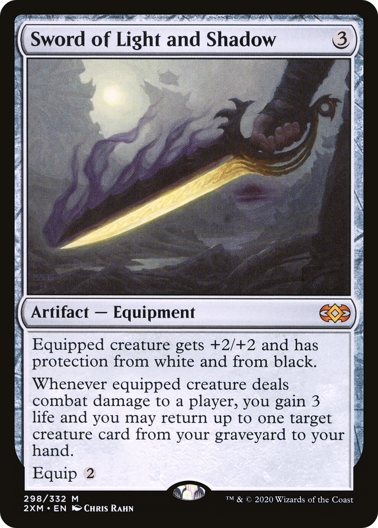 Sword of Light and Shadow (2XM-298) [Double Masters] Foil