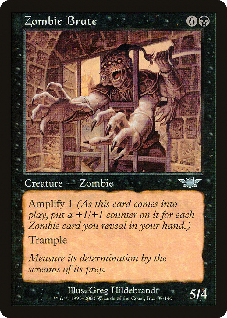 Zombie Brute (LGN-087) [Legions]
