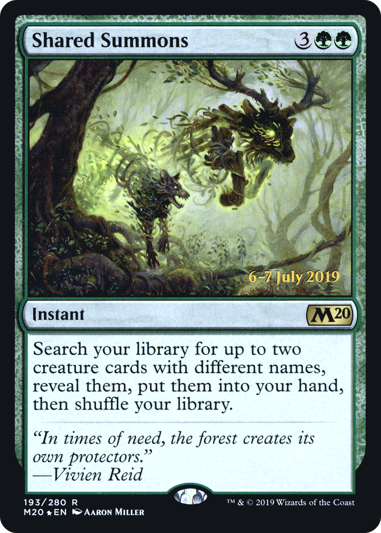 Shared Summons (PRE-193) [Core Set 2020 Promos] Foil
