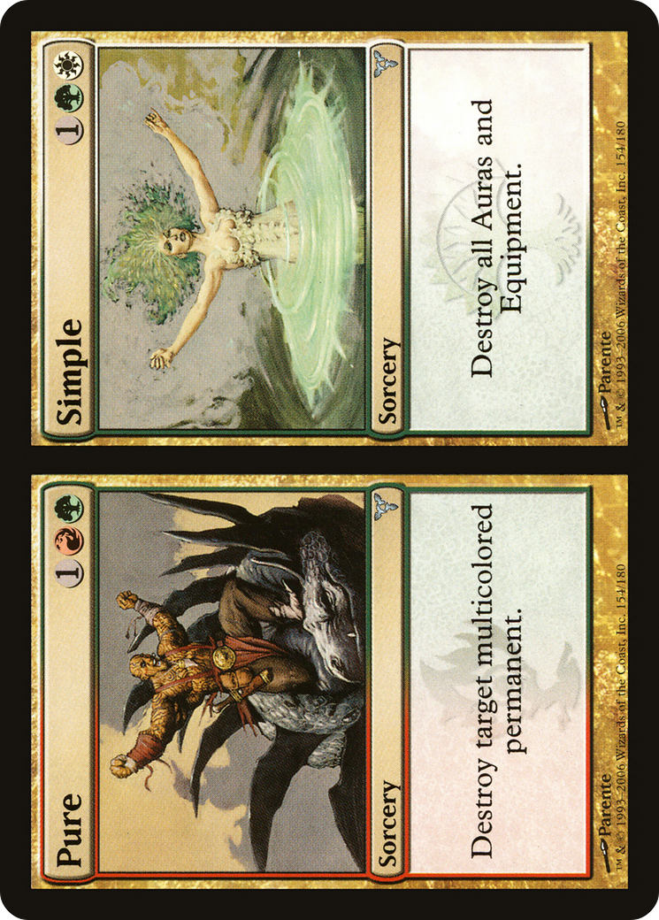 Pure // Simple (DIS-154) [Dissension] Foil