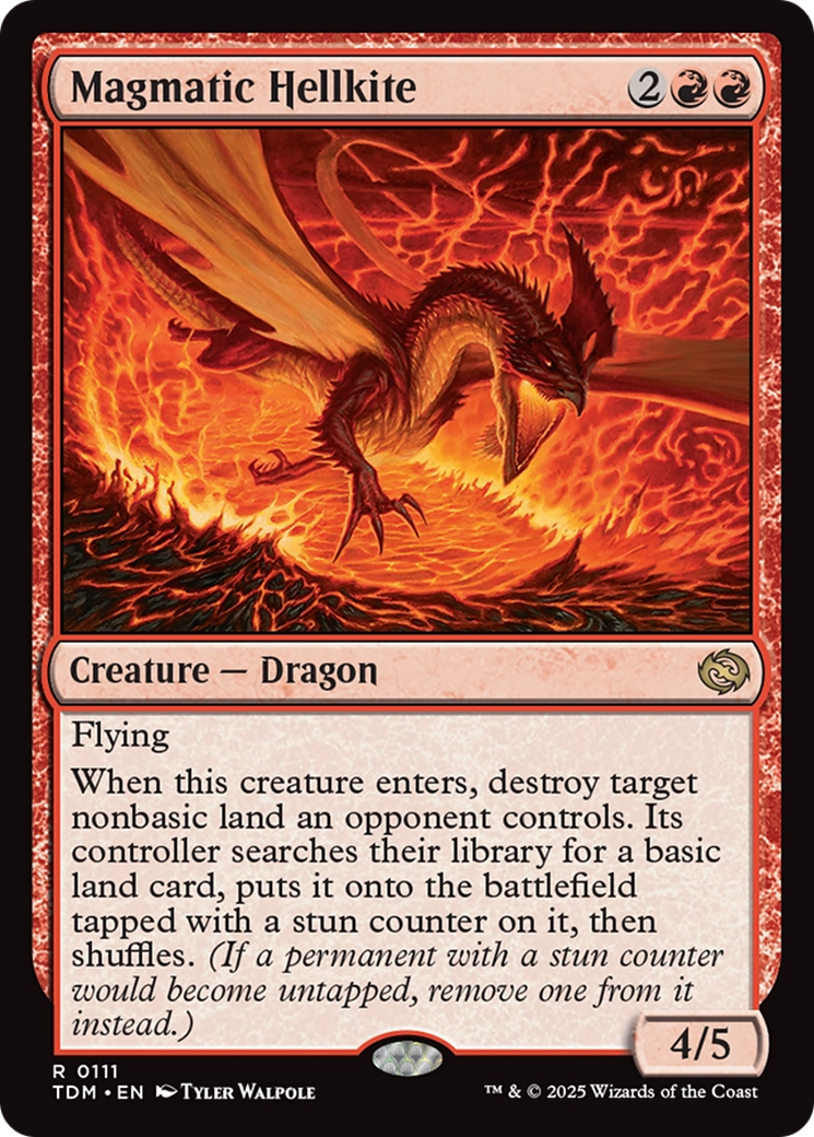 Magmatic Hellkite (TDM-111) [Tarkir: Dragonstorm]