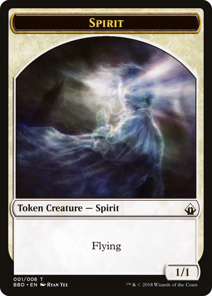 Spirit Token (BBD-001) [Battlebond Tokens]