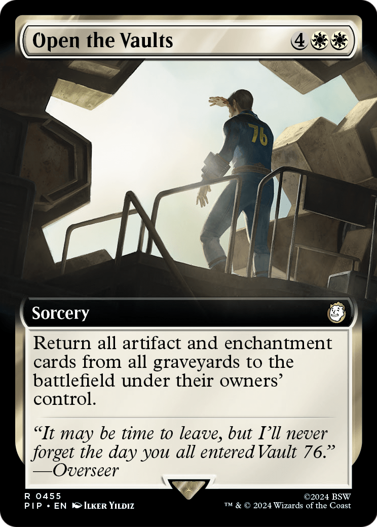 Open the Vaults (Extended Art) (PIP-455) [Fallout] Foil