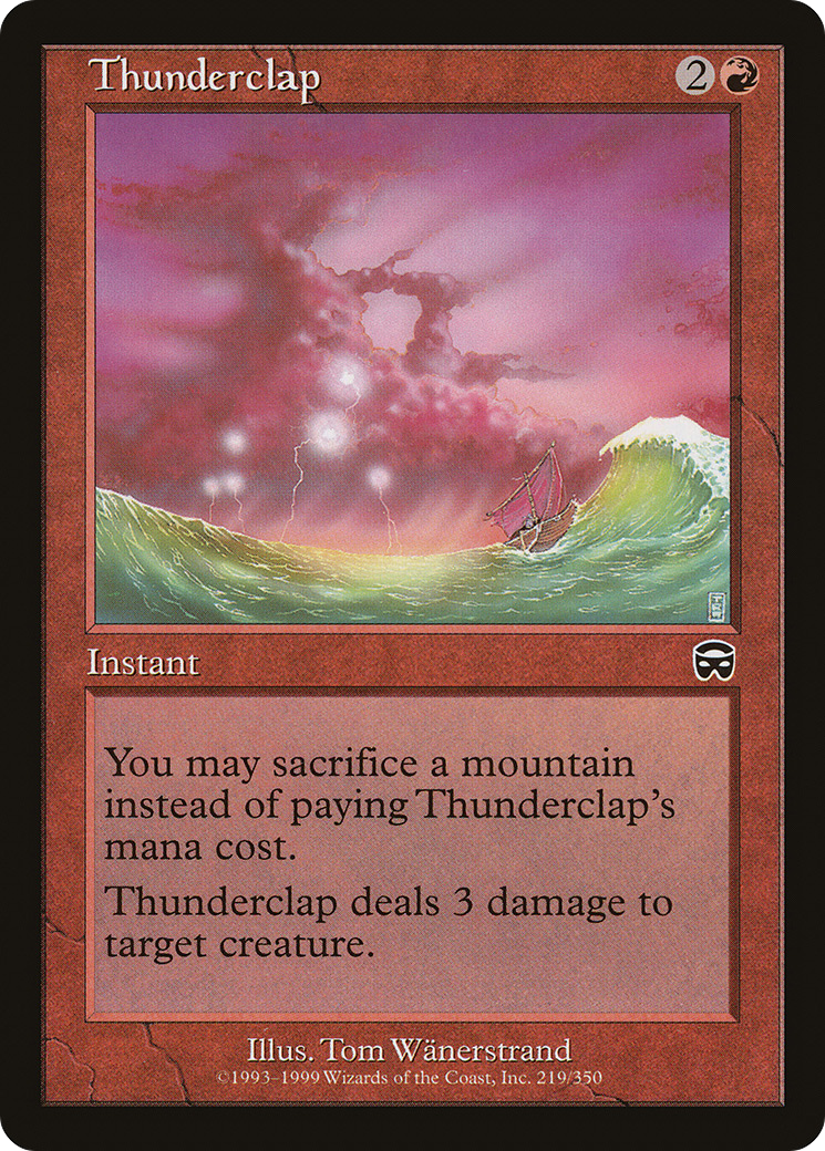 Thunderclap (MMQ-219) [Mercadian Masques]