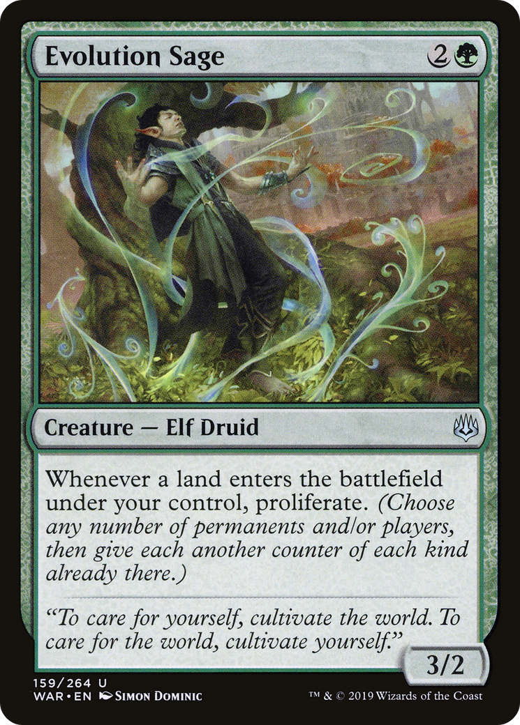 Evolution Sage (WAR-159) [War of the Spark]