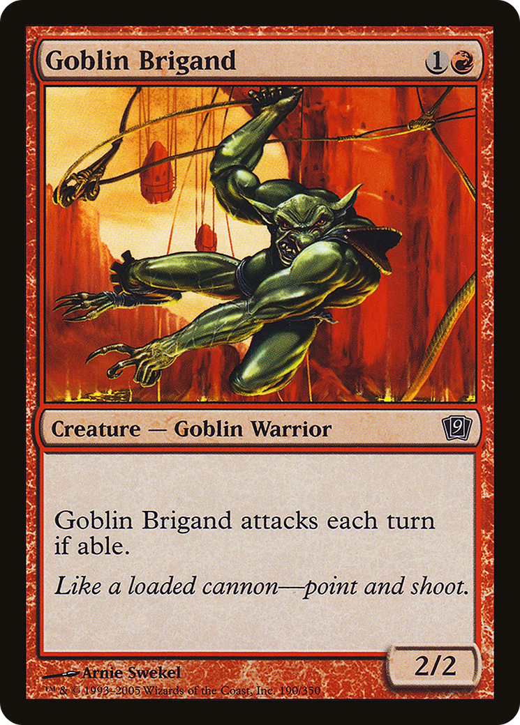 Goblin Brigand (9ED-190) [9th Edition] Foil