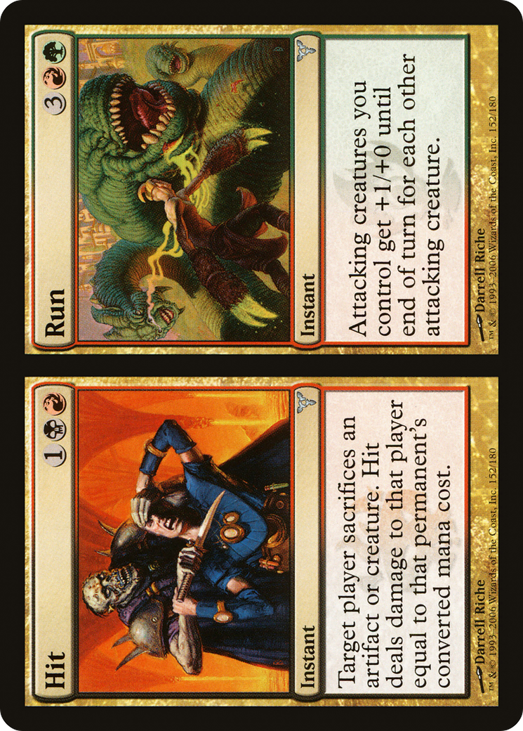 Hit // Run (DIS-152) [Dissension] Foil