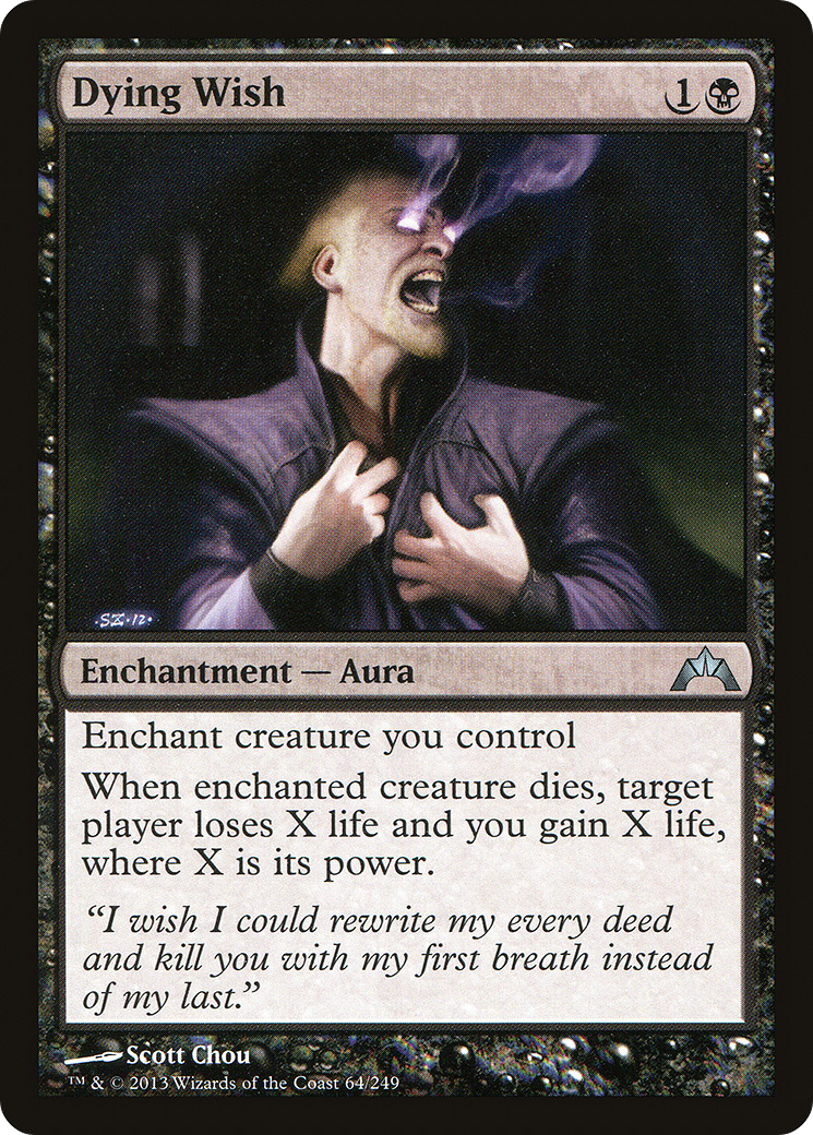 Dying Wish (GTC-064) [Gatecrash]