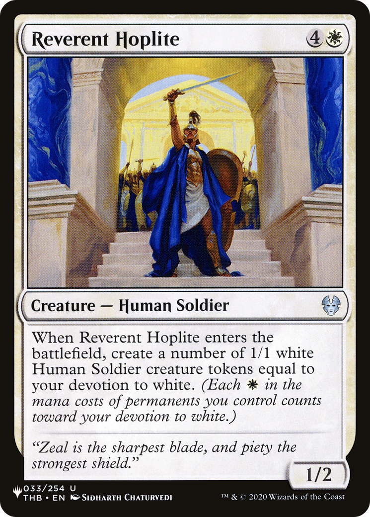 Reverent Hoplite (LIST-033/254) [The List]