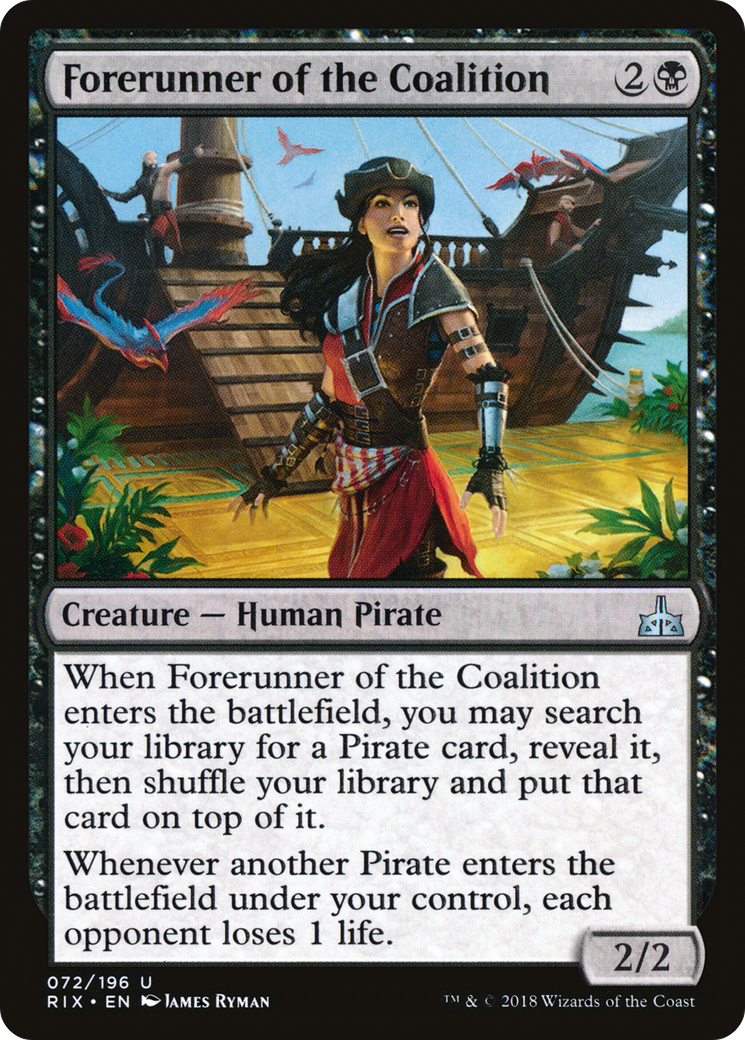 Forerunner of the Coalition (RIX-072) [Rivals of Ixalan]