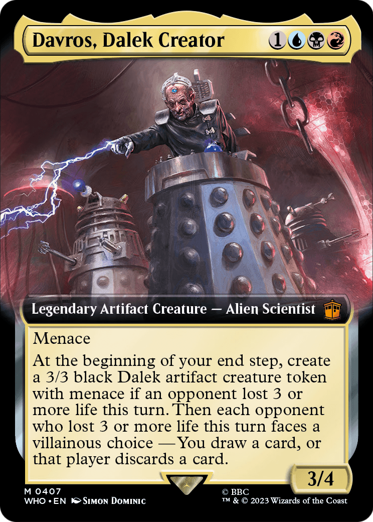 Davros, Dalek Creator (Extended Art) (WHO-407) [Doctor Who] Foil