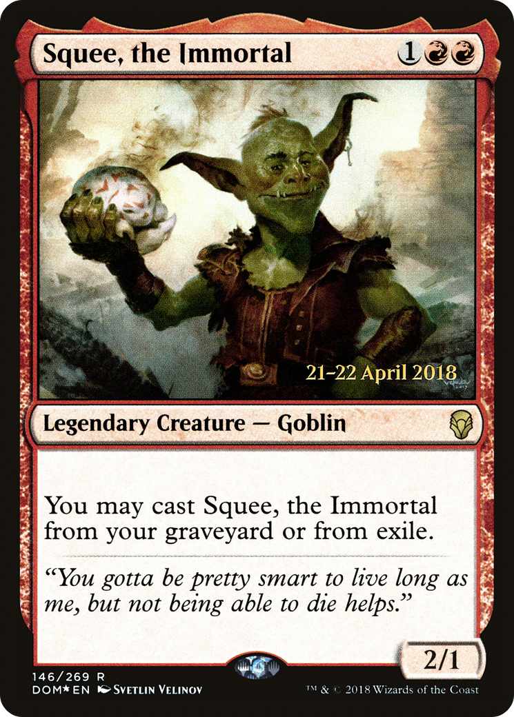 Squee, the Immortal (PRE-146) [Dominaria Promos] Foil