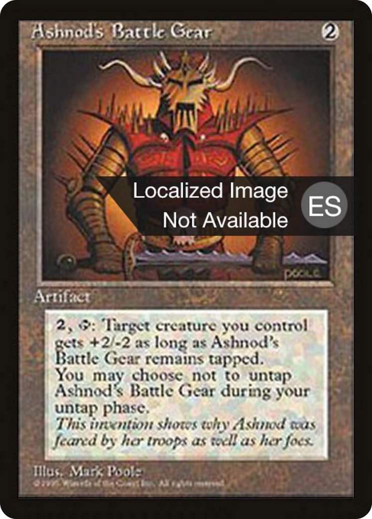 Ashnod's Battle Gear [Fourth Edition Foreign Black Border]
