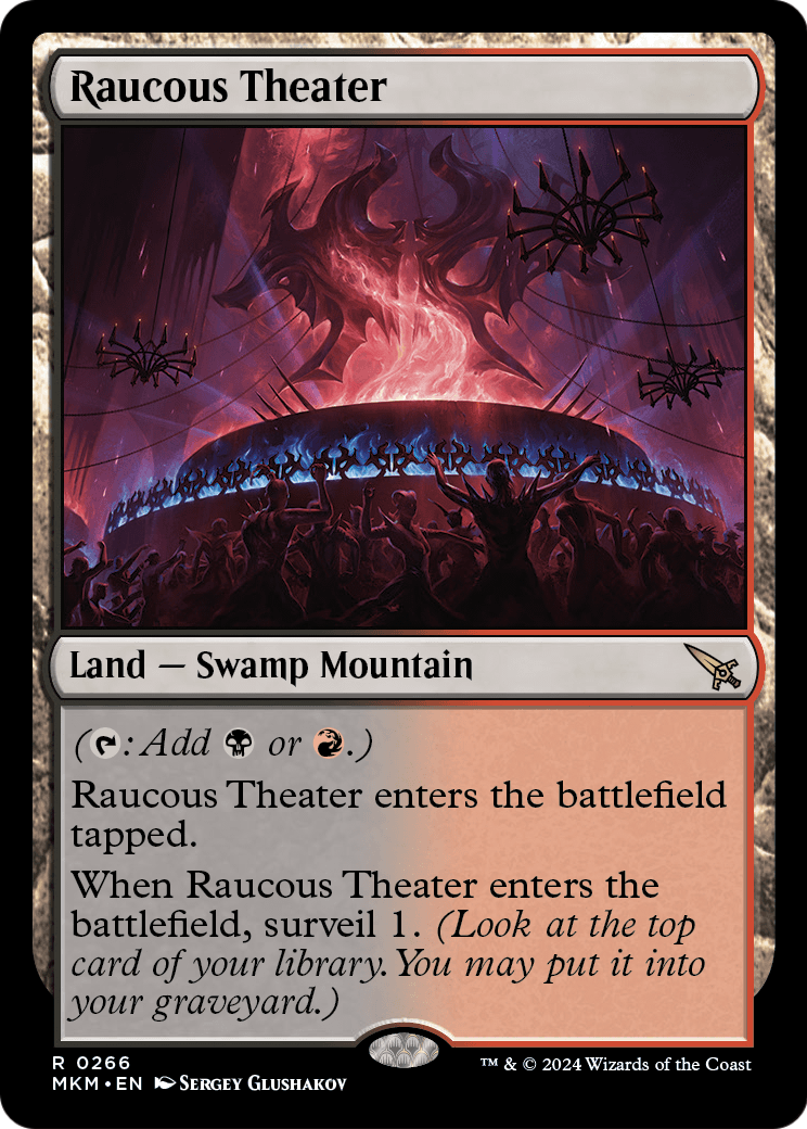 Raucous Theater (MKM-266) [Murders at Karlov Manor] Foil