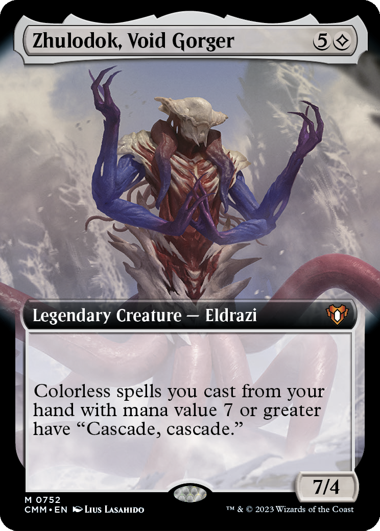 Zhulodok, Void Gorger (Extended Art) (CMM-752) [Commander Masters] Foil