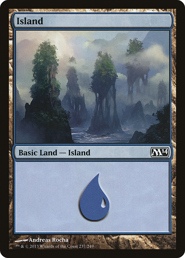 Island (237) - Foil [Magic 2014]