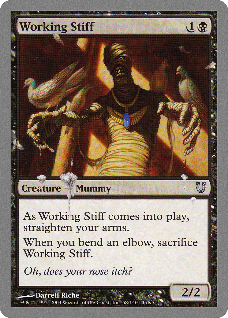 Working Stiff (UNH-068) [Unhinged] Foil