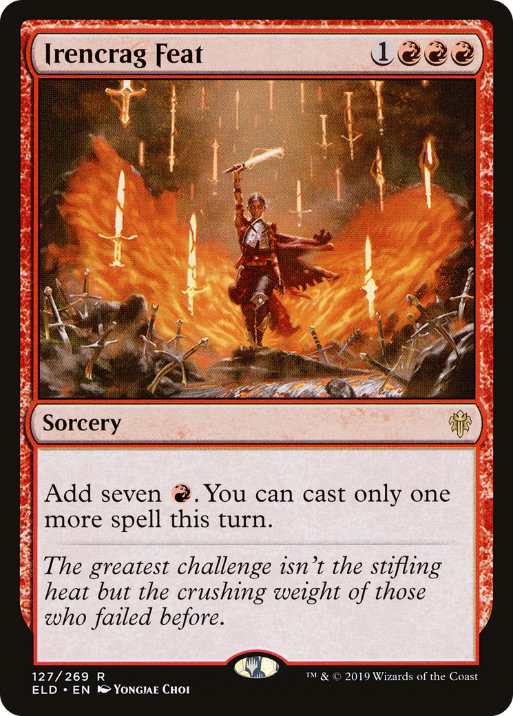 Irencrag Feat (ELD-127) [Throne of Eldraine] Foil