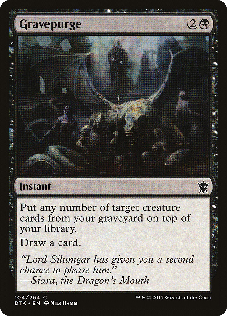 Gravepurge (DTK-104) [Dragons of Tarkir]