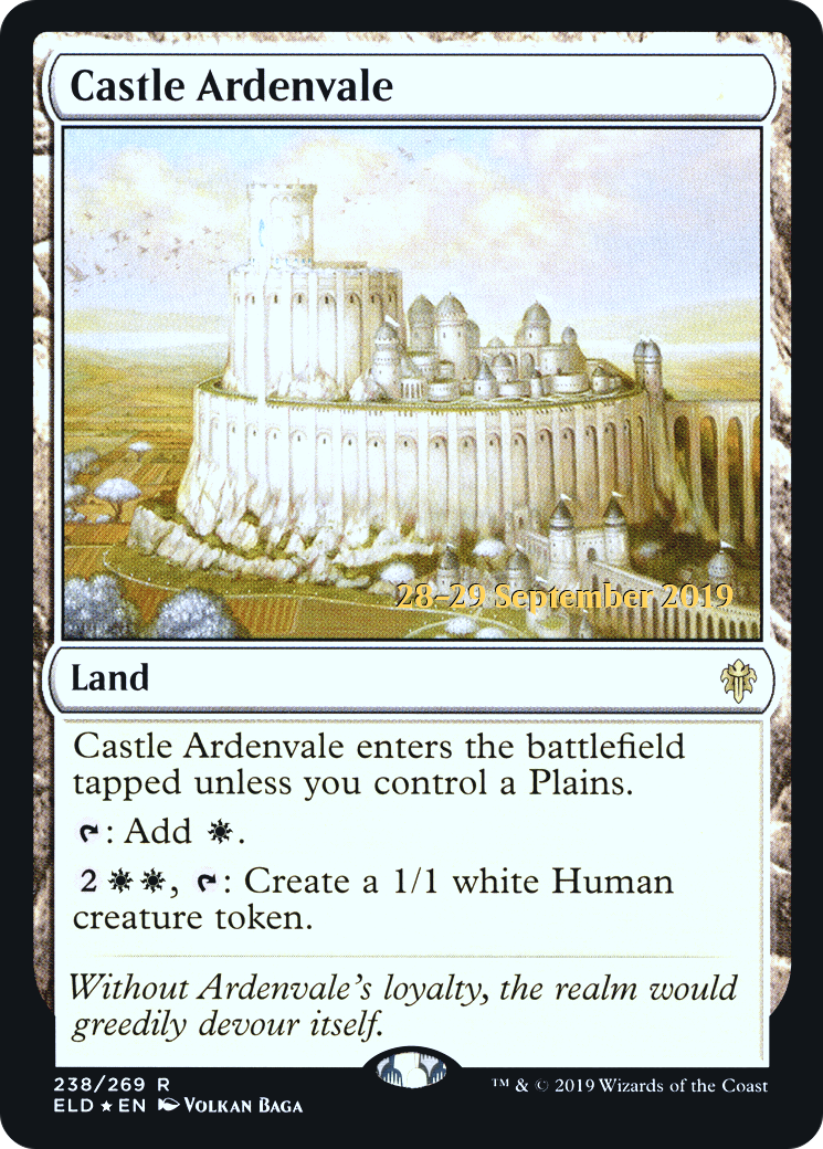 Castle Ardenvale (PRE-238) [Throne of Eldraine Promos] Foil