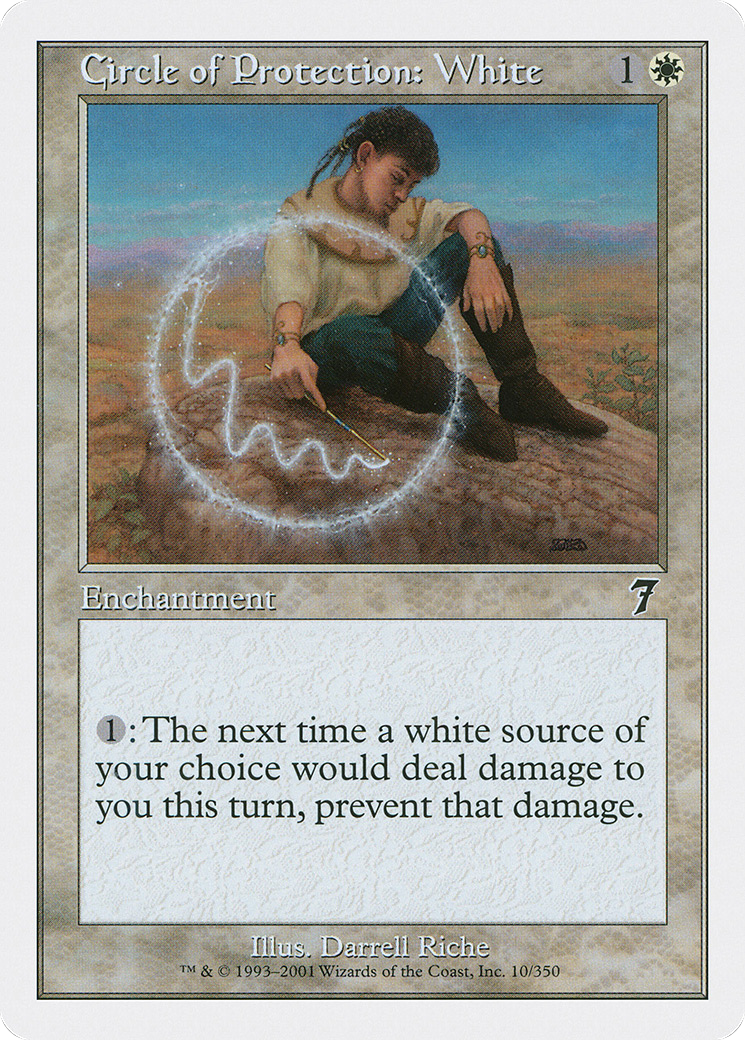 Circle of Protection: White (7ED-010) [7th Edition]
