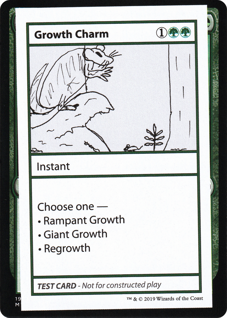 Growth Charm (No PW Symbol) [Mystery Booster Playtest Cards 2021]