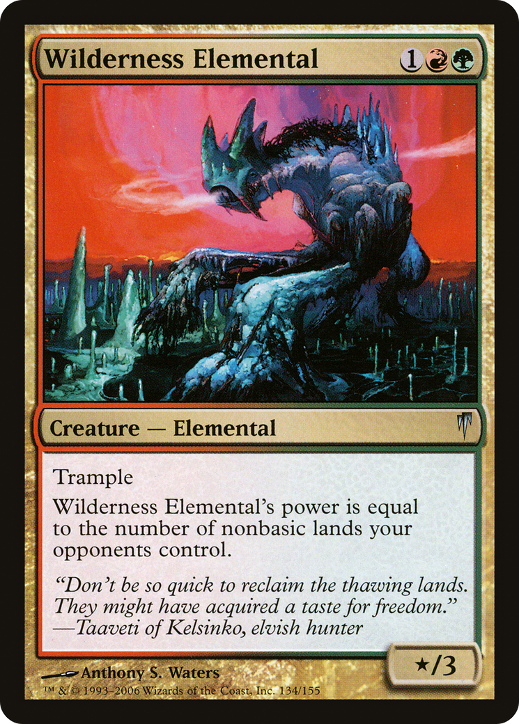 Wilderness Elemental (CSP-134) [Coldsnap]