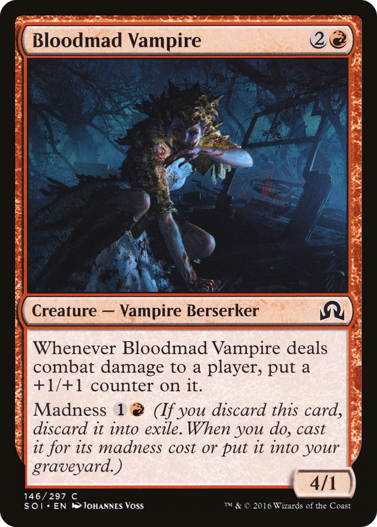 Bloodmad Vampire (SOI-146) [Shadows over Innistrad] Foil
