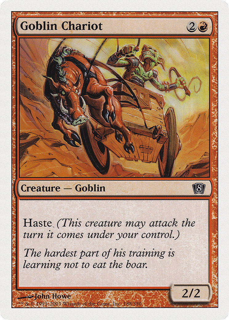 Goblin Chariot (8ED-188) [8th Edition] Foil