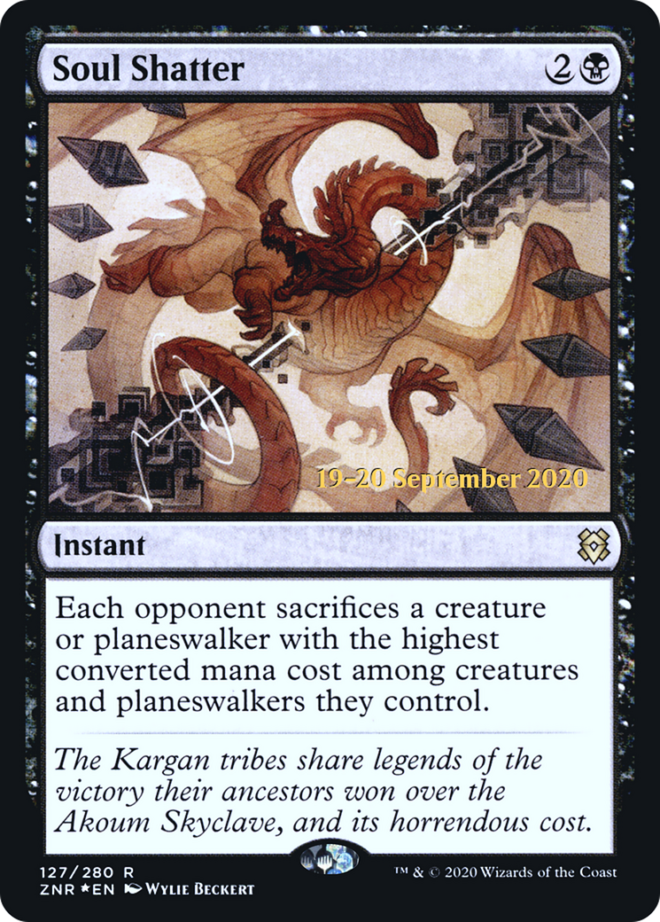 Soul Shatter (PRE-127) [Zendikar Rising Promos] Foil
