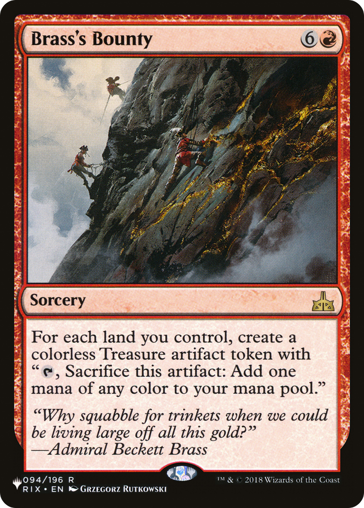 Brass's Bounty (LIST-094/196) [The List]