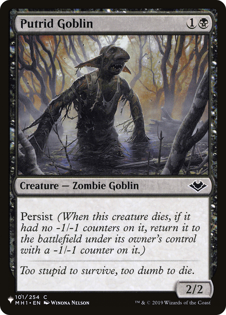 Putrid Goblin (LIST-101/254) [The List]