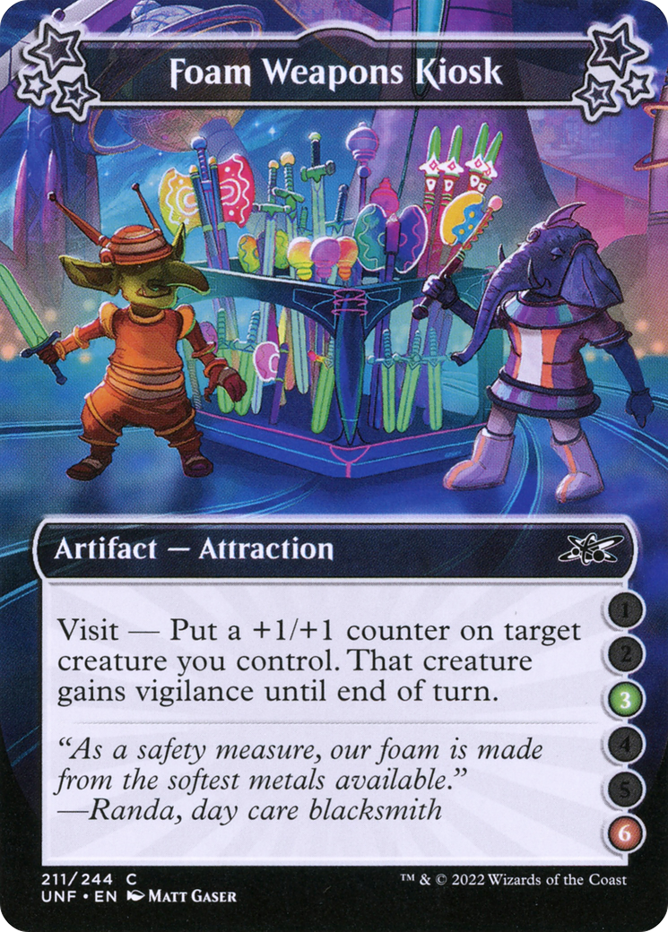 Foam Weapons Kiosk (3-6) (UNF-211) [Unfinity] Foil